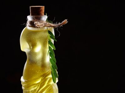 a bottle of oil