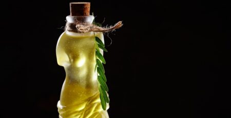 a bottle of oil